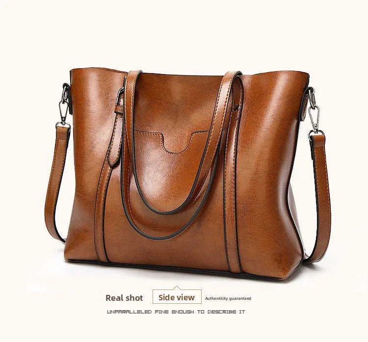 Women's Genuine Leather Tote Bag
