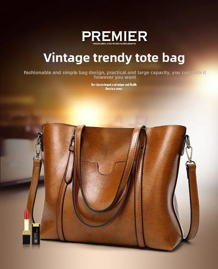 Women's Genuine Leather Tote Bag