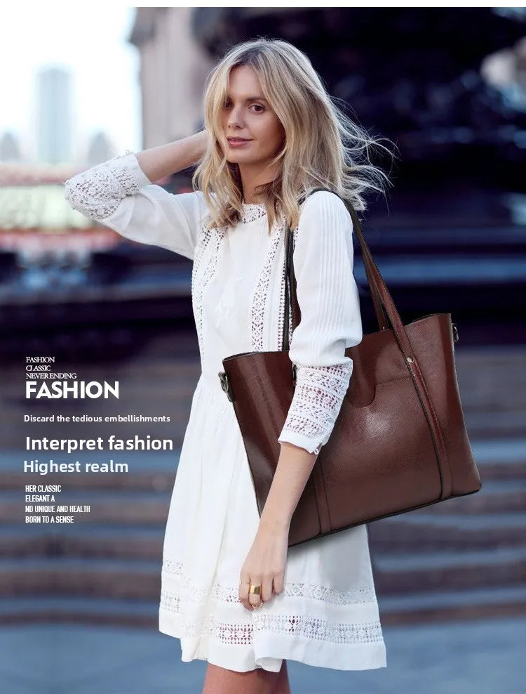 Women's Genuine Leather Tote Bag