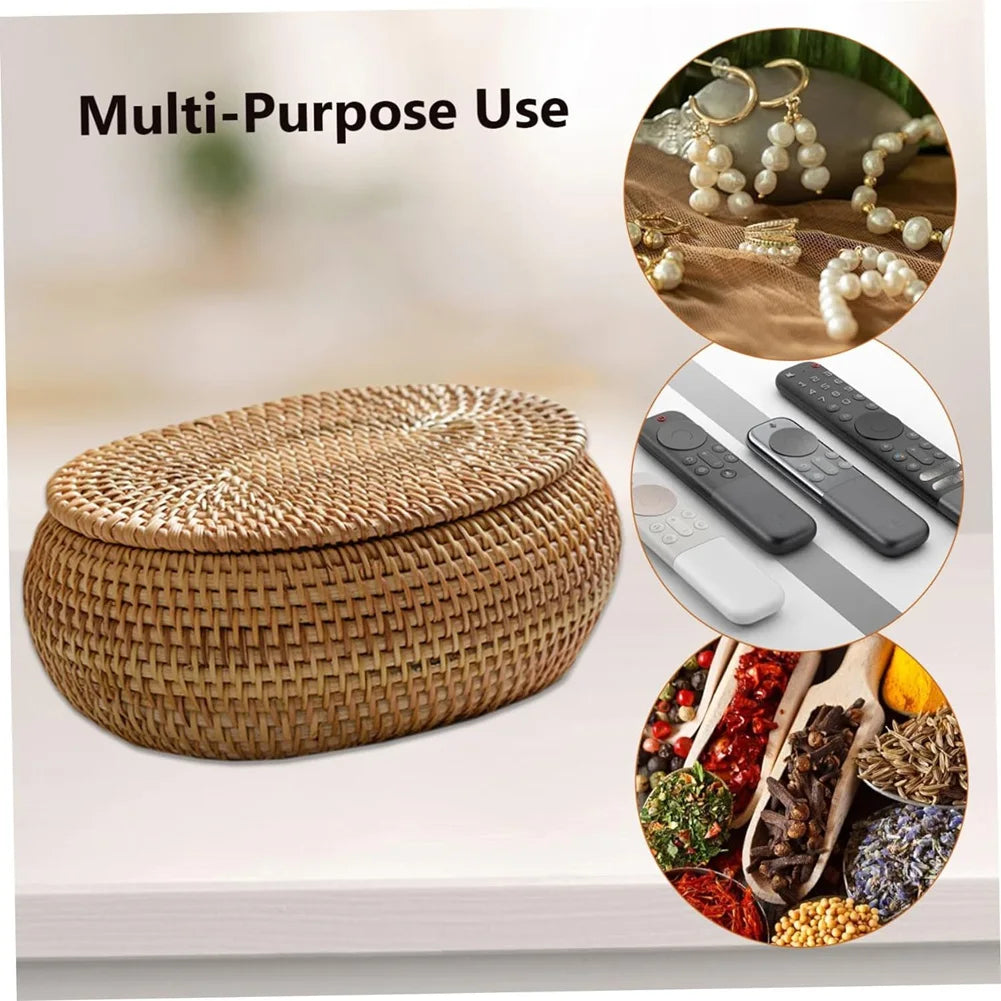 Rattan Box Storage Baskets
