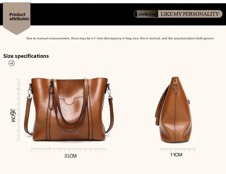 Women's Genuine Leather Tote Bag