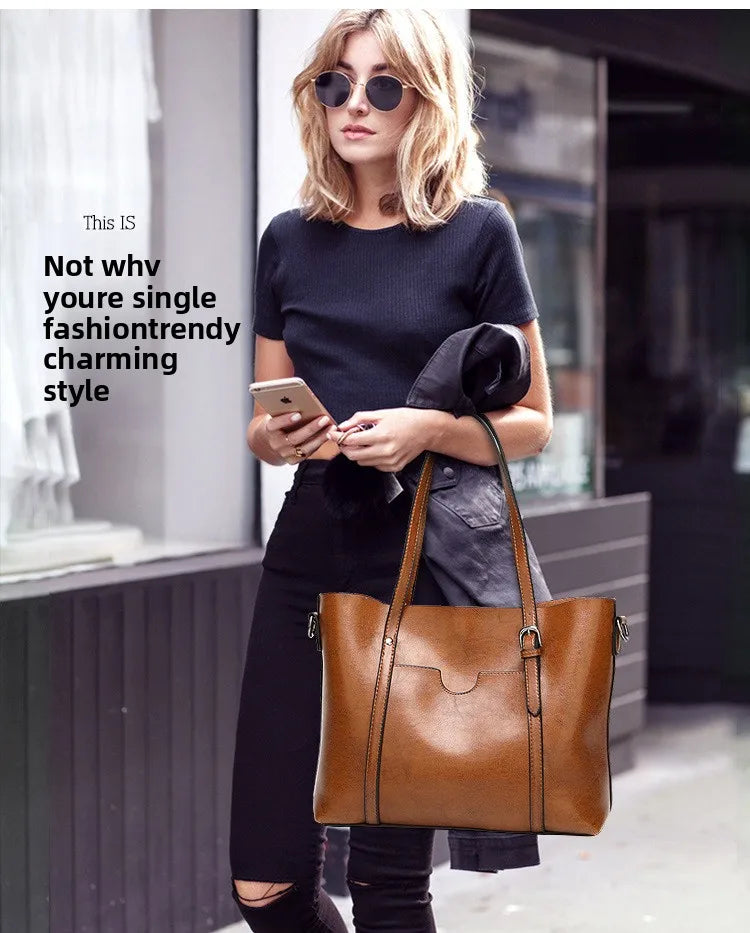 Women's Genuine Leather Tote Bag